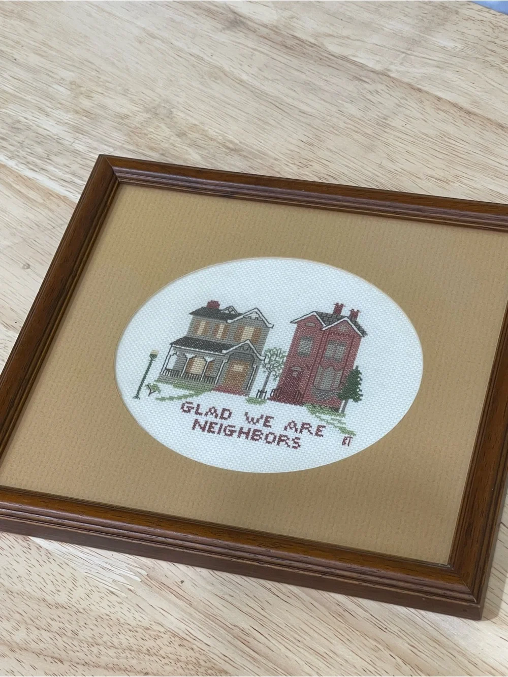 Framed Cross-Stitch 